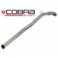 AU44 Cobra sport Audi A3 (8P) 2.0 TFSI Quattro (3 Door) 2004-12 Front Pipe / De-Cat